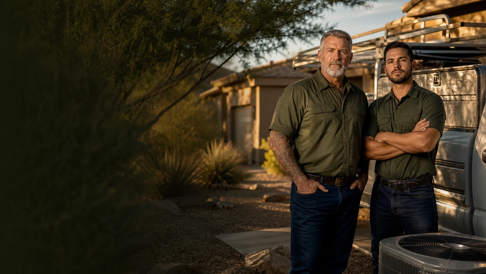 ACE AC & Heating technician serving a Southern Nevada property